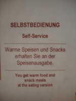 Translation at a Düsseldorf International Airport Bistro