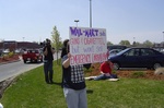 Wal-Mart protest photo from http://www.flickr.com/photos/walmartmovie