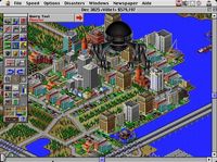 Sim City 2000 Monster - This is a screenshot of a copyrighted computer game or video game. It is believed that screenshots may be exhibited on newkai.com under the fair use provision of United States copyright law.